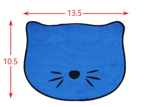 Personalized Cat Shaped Pet Placemat