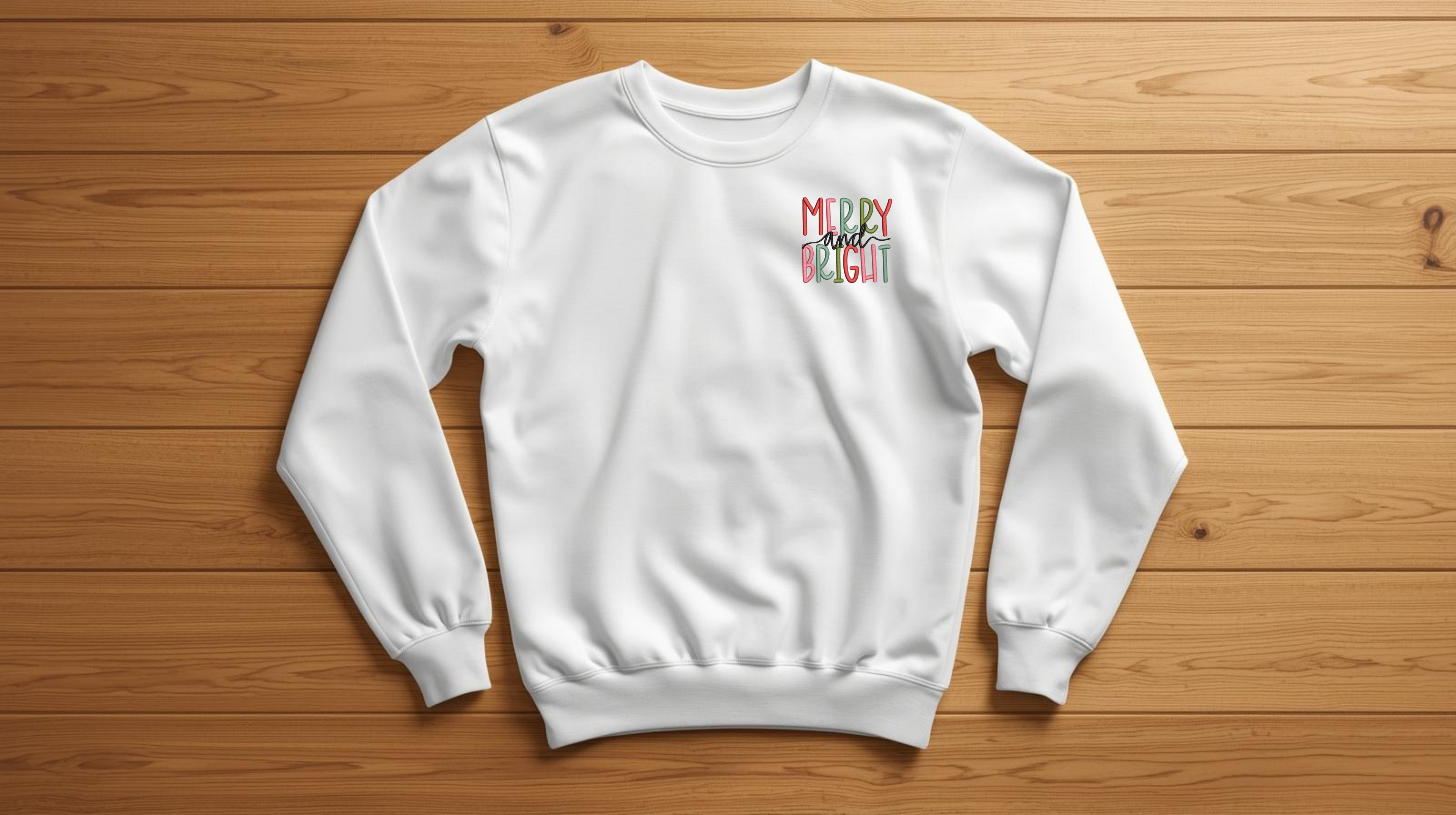 Merry and Bright Crewneck Sweatshirt