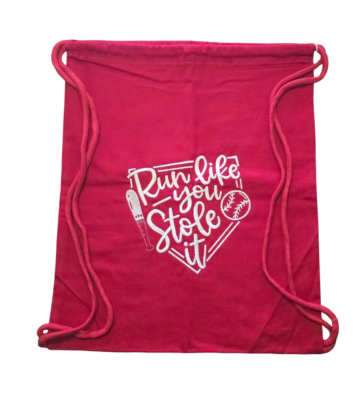 Baseball Sports Bag/ String Backpack