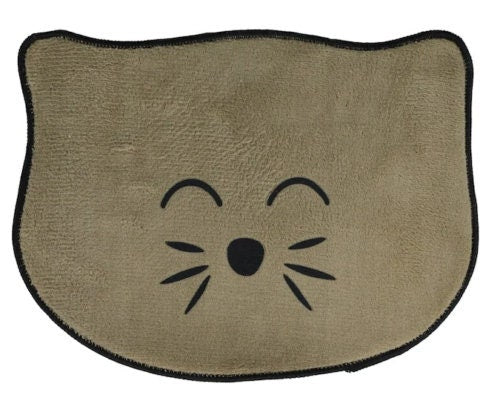Personalized Cat Shaped Pet Placemat